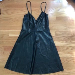 Zara Leather Dress